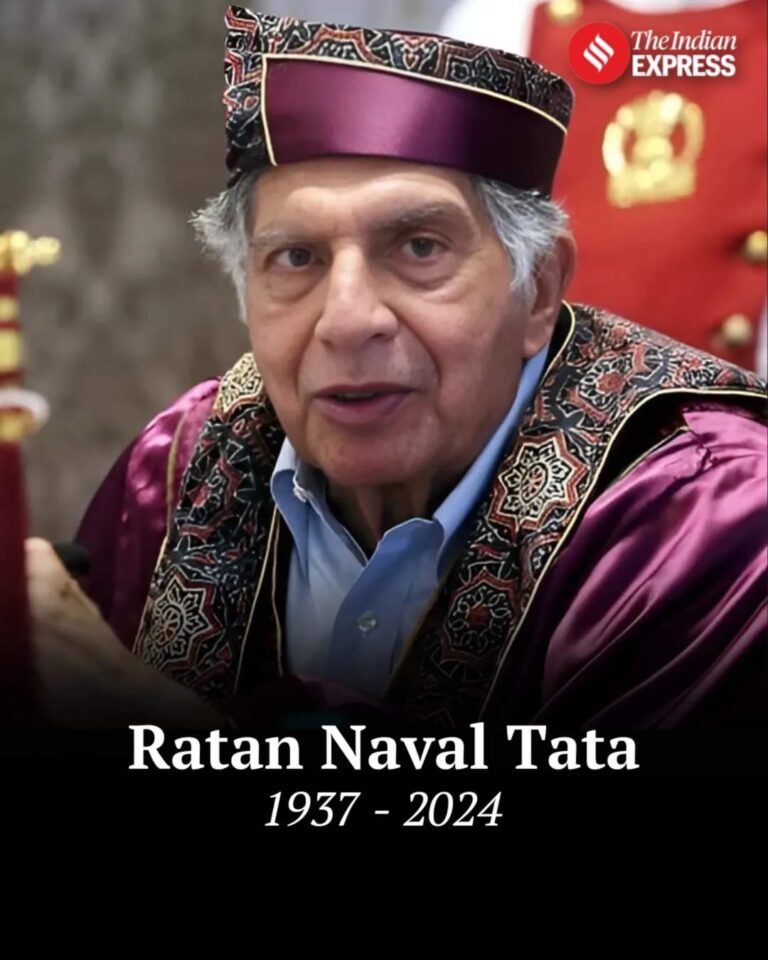 Padma Vibhushan industrialist Ratan Tata Titan of Indian Industry dies at 86.